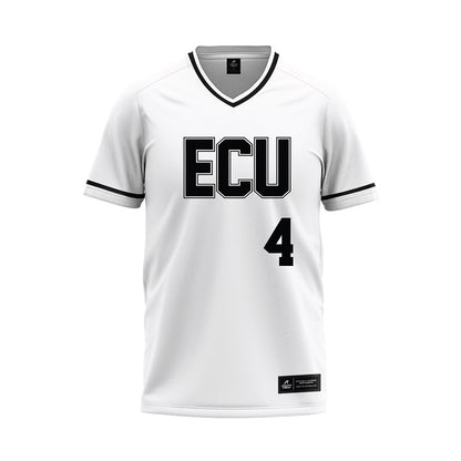 ECU - NCAA Softball : Katelin Keller - White Baseball Jersey-0