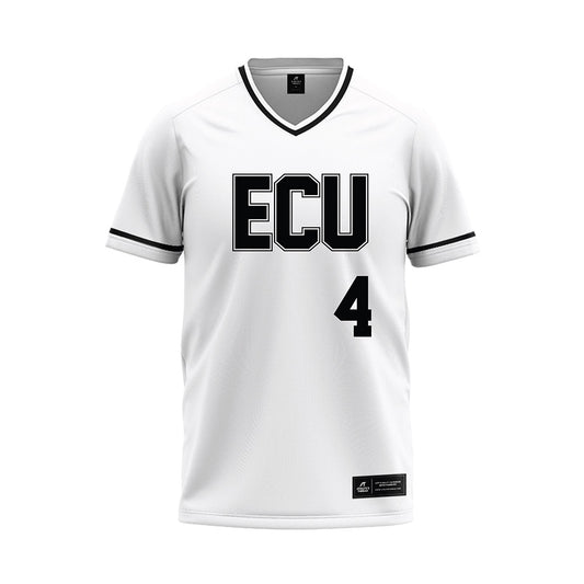 ECU - NCAA Softball : Katelin Keller - White Baseball Jersey-0