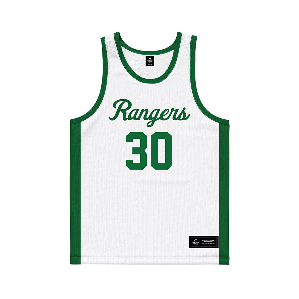 UW Parkside - NCAA Men's Basketball : Zach Behn - White Basketball Jersey-0