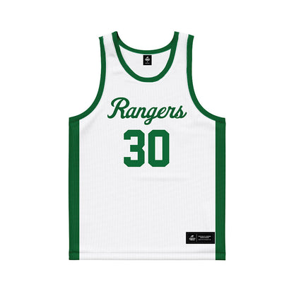 UW Parkside - NCAA Men's Basketball : Zach Behn - White Basketball Jersey-0