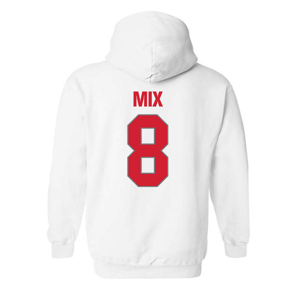 MSUM - NCAA Women's Volleyball : Natalie Mix - Hooded Sweatshirt-1