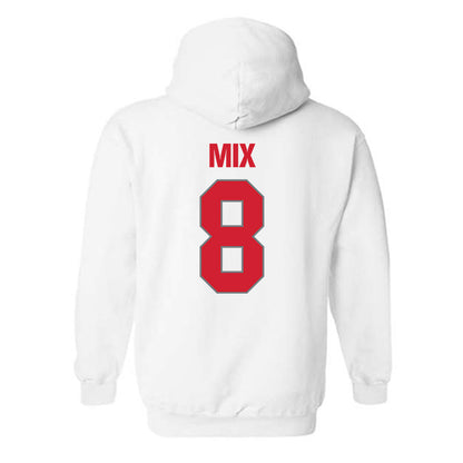 MSUM - NCAA Women's Volleyball : Natalie Mix - Hooded Sweatshirt-1