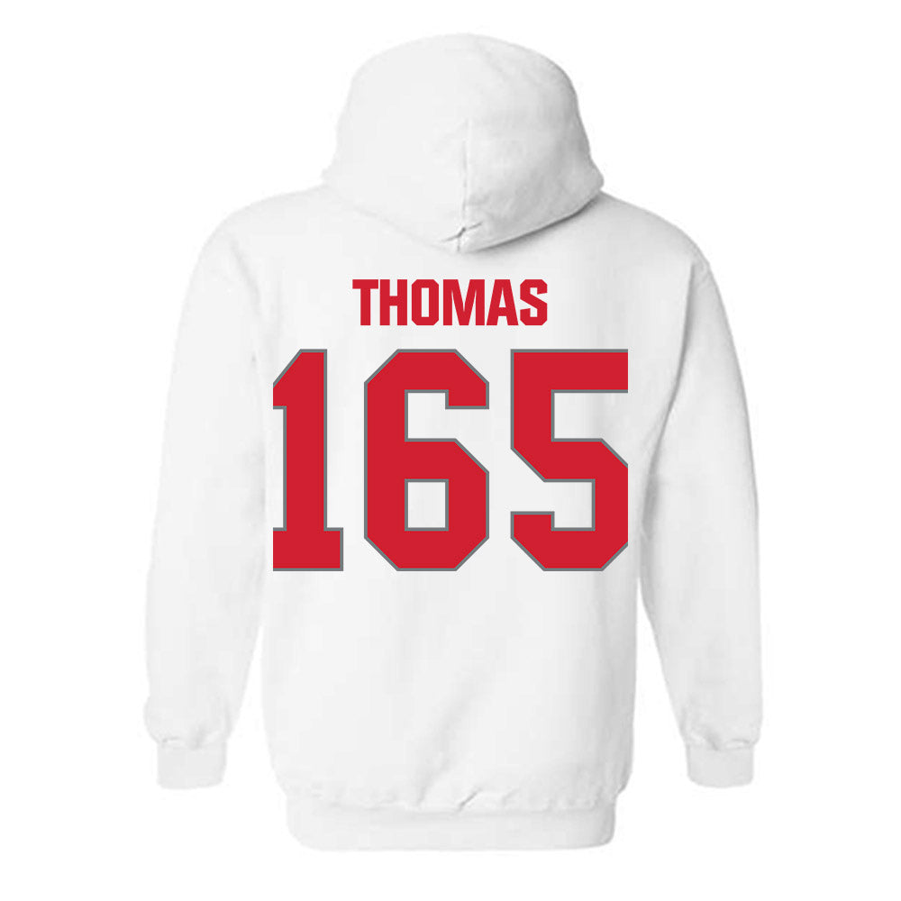 MSUM - NCAA Wrestling : Jacob Thomas - Hooded Sweatshirt-1
