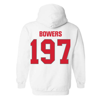 MSUM - NCAA Wrestling : Burak Bowers - Hooded Sweatshirt-1