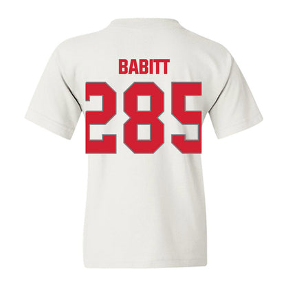 MSUM - NCAA Wrestling : Liam Babitt - Youth T-Shirt-1