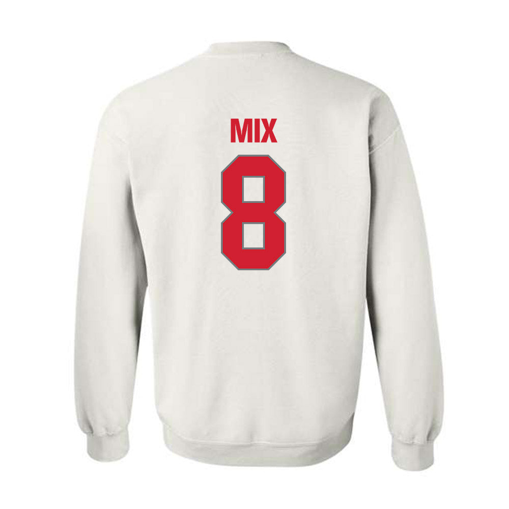 MSUM - NCAA Women's Volleyball : Natalie Mix - Crewneck Sweatshirt-1