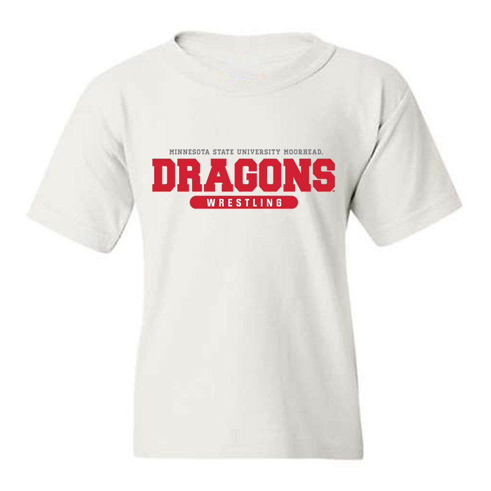 MSUM - NCAA Wrestling : Burak Bowers - Youth T-Shirt-0