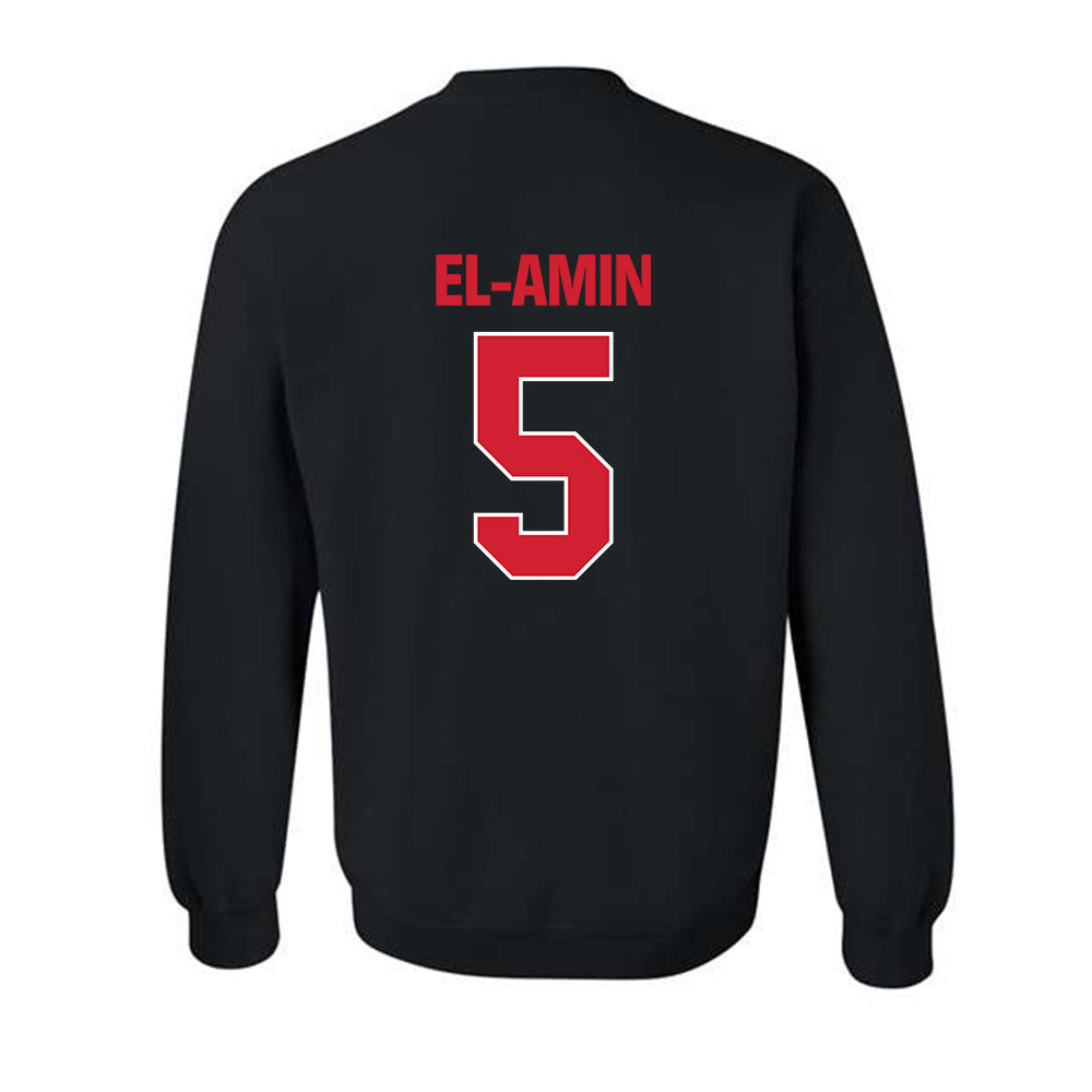 MSUM - NCAA Men's Basketball : Isa El-Amin - Crewneck Sweatshirt-1