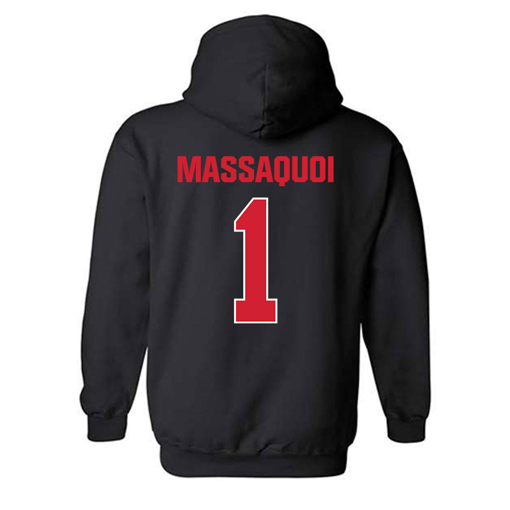 MSUM - NCAA Women's Basketball : Grace Massaquoi - Hooded Sweatshirt-1