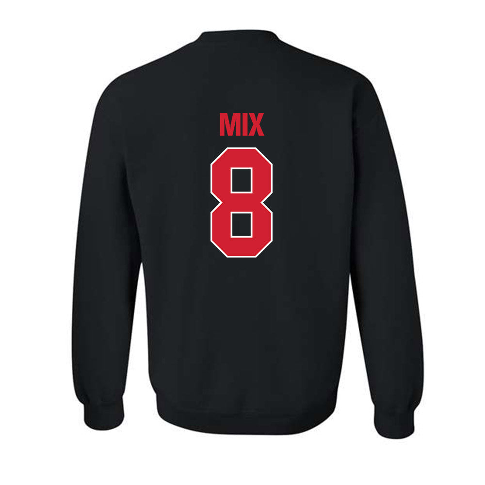 MSUM - NCAA Women's Volleyball : Natalie Mix - Crewneck Sweatshirt-1
