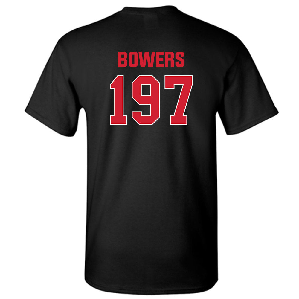 MSUM - NCAA Wrestling : Burak Bowers - T-Shirt-1
