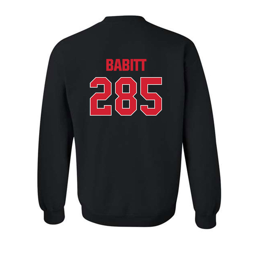 MSUM - NCAA Wrestling : Liam Babitt - Crewneck Sweatshirt-1