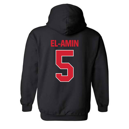 MSUM - NCAA Men's Basketball : Isa El-Amin - Hooded Sweatshirt-1