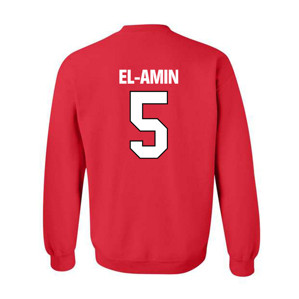 MSUM - NCAA Men's Basketball : Isa El-Amin - Crewneck Sweatshirt-1
