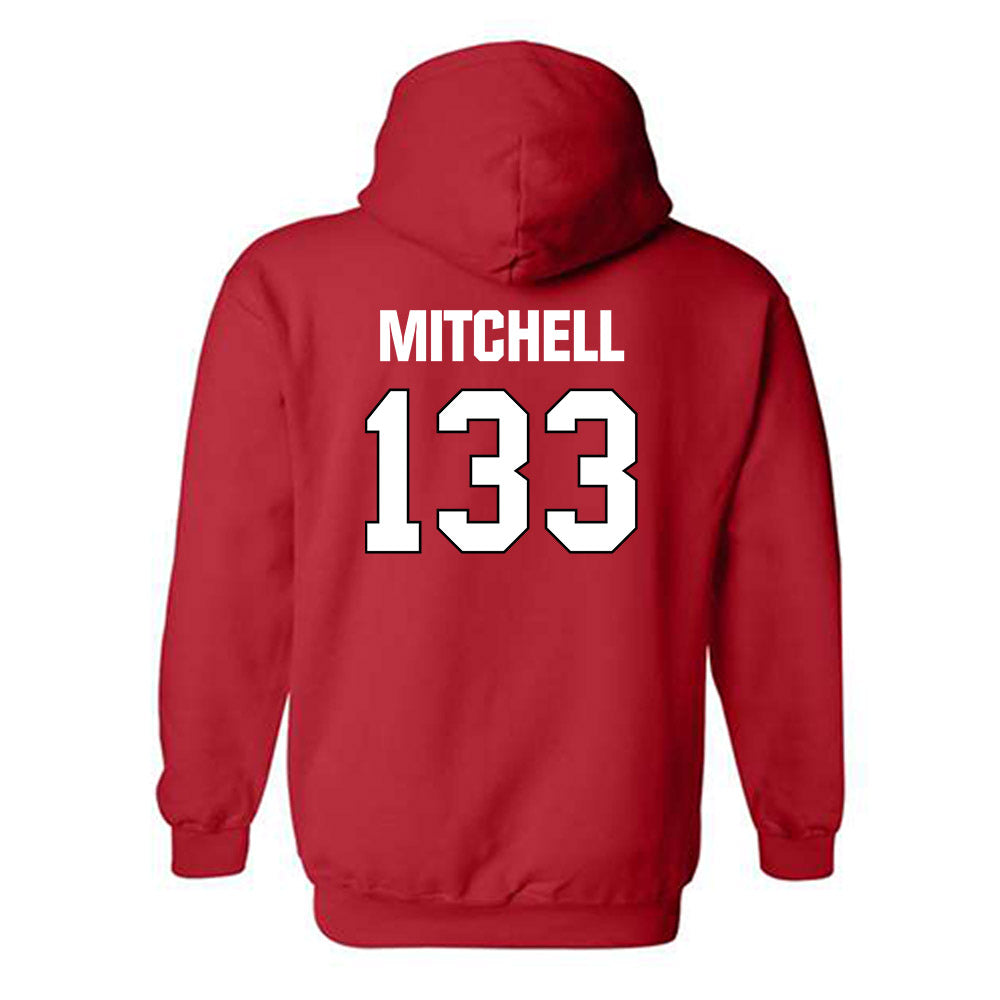 MSUM - NCAA Wrestling : Matthew Mitchell - Classic Shersey Hooded Sweatshirt-1