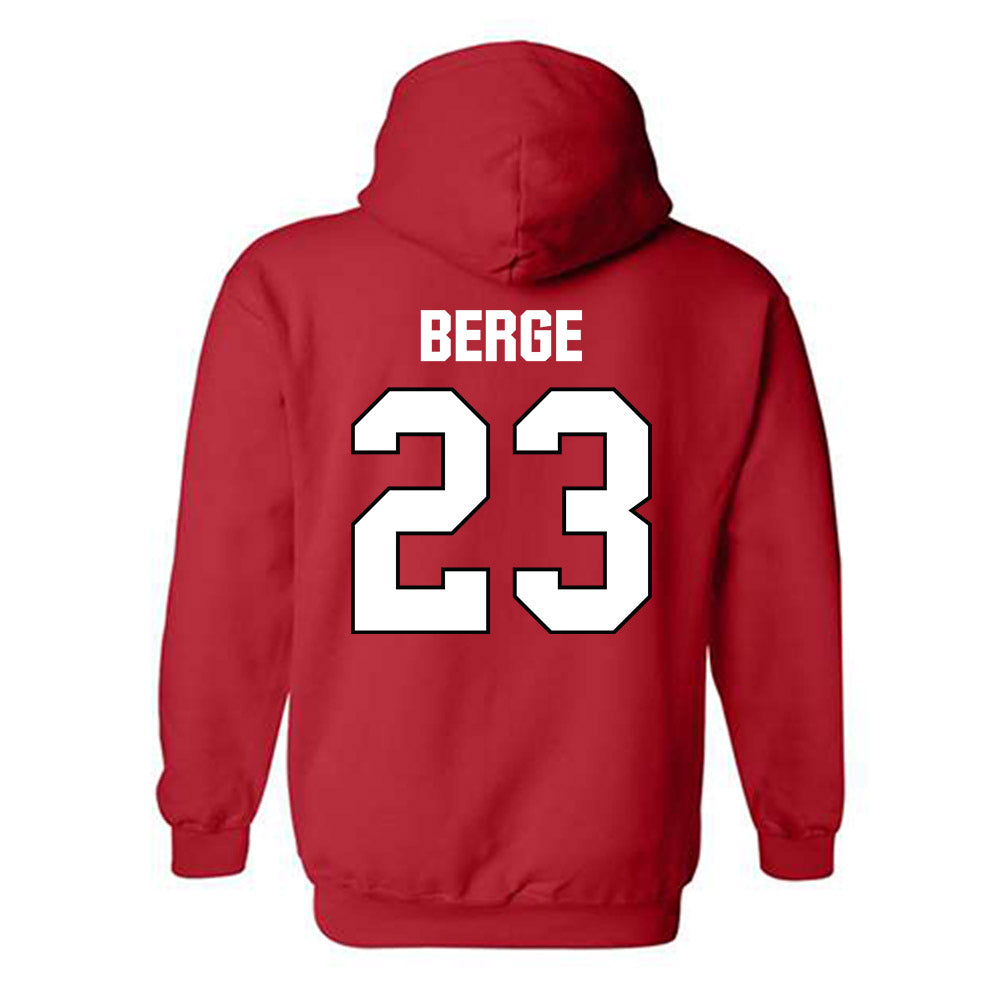 MSUM - NCAA Women's Basketball : Abby Berge - Hooded Sweatshirt-1