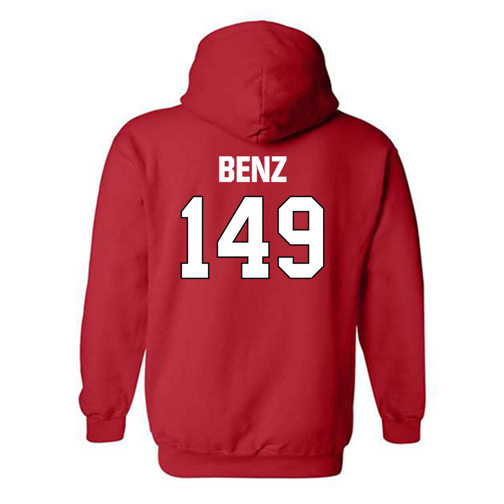 MSUM - NCAA Wrestling : Parker Benz - Classic Shersey Hooded Sweatshirt-1