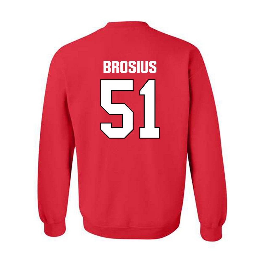 MSUM - NCAA Football : Jacob Brosius - Crewneck Sweatshirt-1