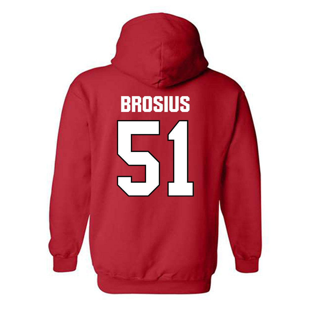 MSUM - NCAA Football : Jacob Brosius - Hooded Sweatshirt-1