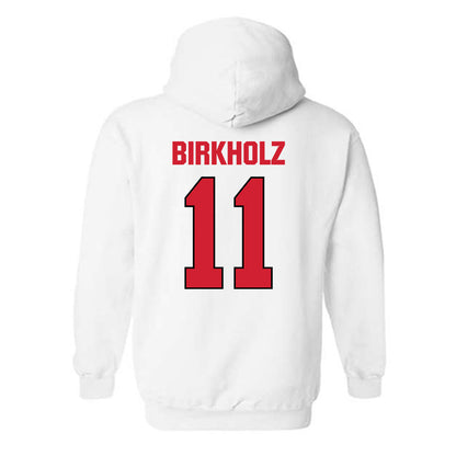 MSUM - NCAA Men's Basketball : Levi Birkholz - Hooded Sweatshirt-1