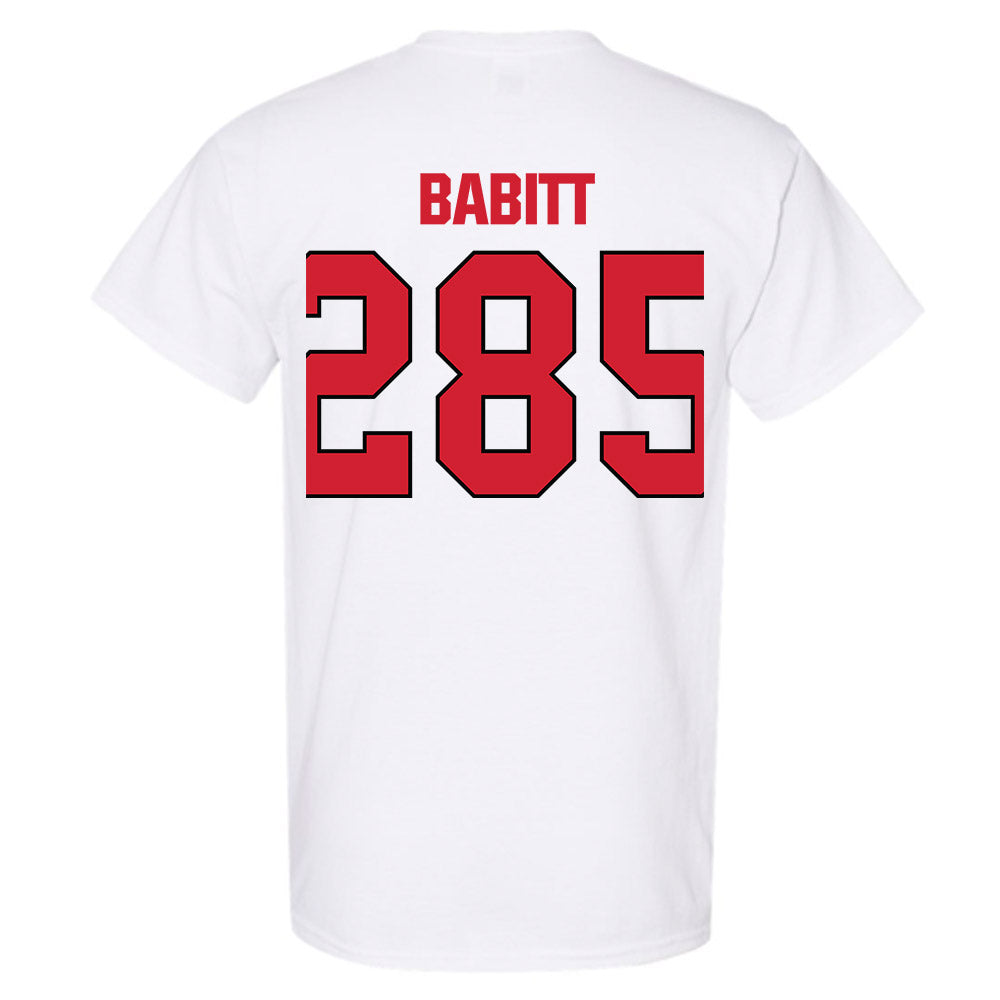 MSUM - NCAA Wrestling : Liam Babitt - T-Shirt-1