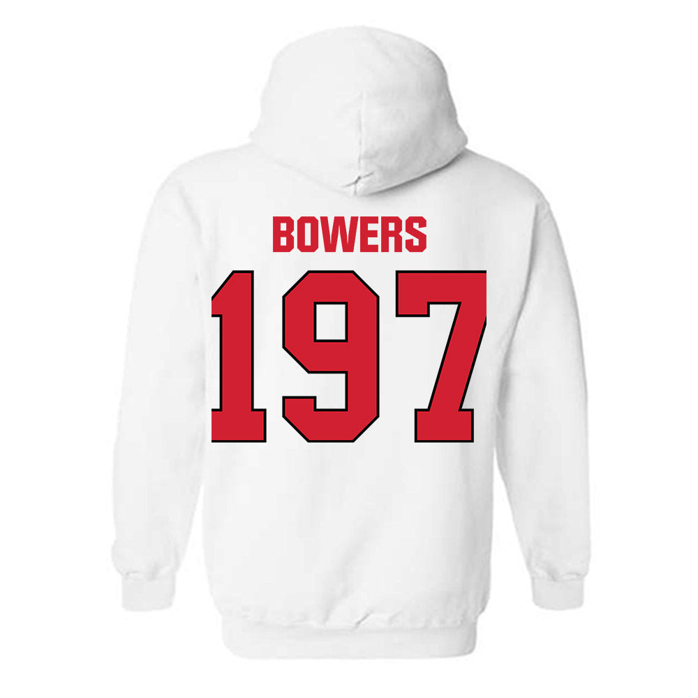 MSUM - NCAA Wrestling : Burak Bowers - Hooded Sweatshirt-1