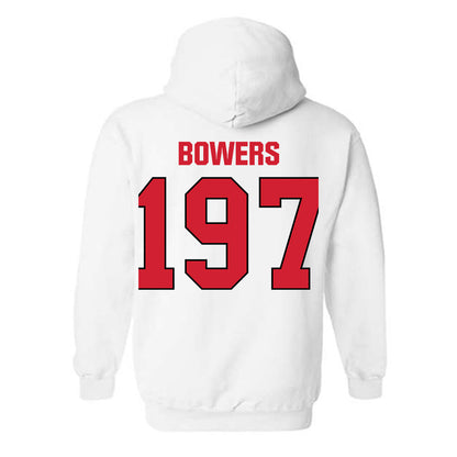 MSUM - NCAA Wrestling : Burak Bowers - Hooded Sweatshirt-1