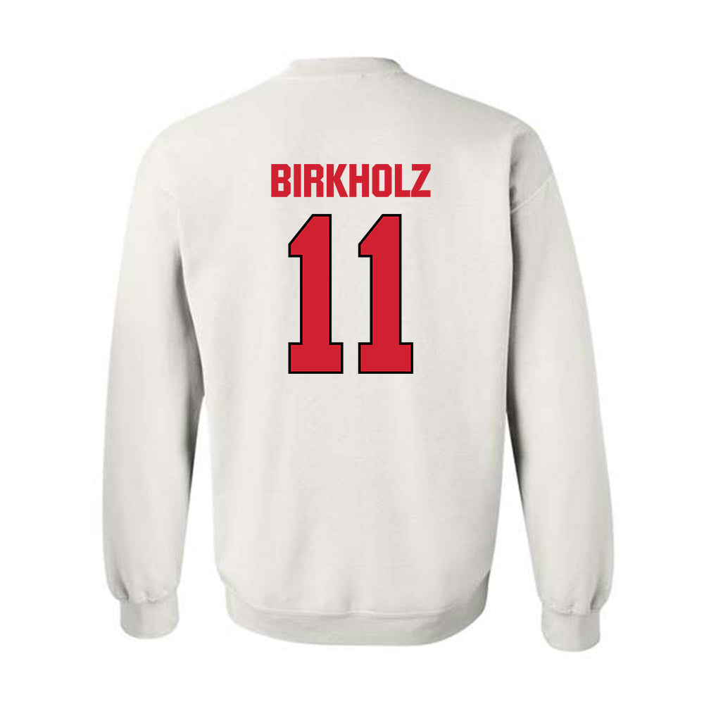 MSUM - NCAA Men's Basketball : Levi Birkholz - Crewneck Sweatshirt-1
