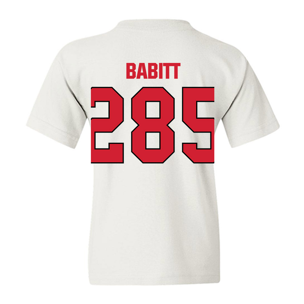 MSUM - NCAA Wrestling : Liam Babitt - Youth T-Shirt-1