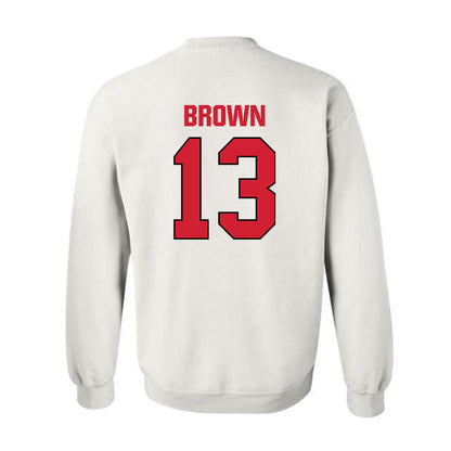 MSUM - NCAA Men's Basketball : Timaris Brown - Crewneck Sweatshirt-1