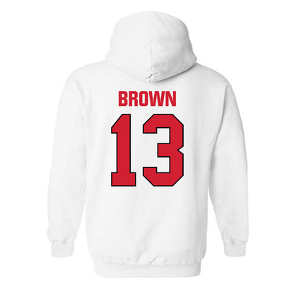 MSUM - NCAA Men's Basketball : Timaris Brown - Hooded Sweatshirt-1