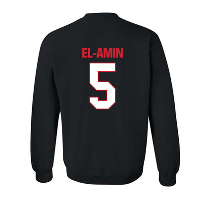 MSUM - NCAA Men's Basketball : Isa El-Amin - Classic Shersey Crewneck Sweatshirt-3