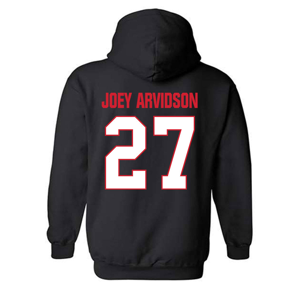 MSUM - NCAA Football : Joey Arvidson Joey Arvidson - Classic Shersey Hooded Sweatshirt-3