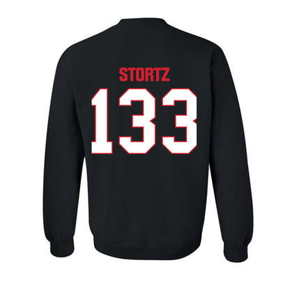 MSUM - NCAA Wrestling : Cash Stortz - Classic Shersey Crewneck Sweatshirt-3