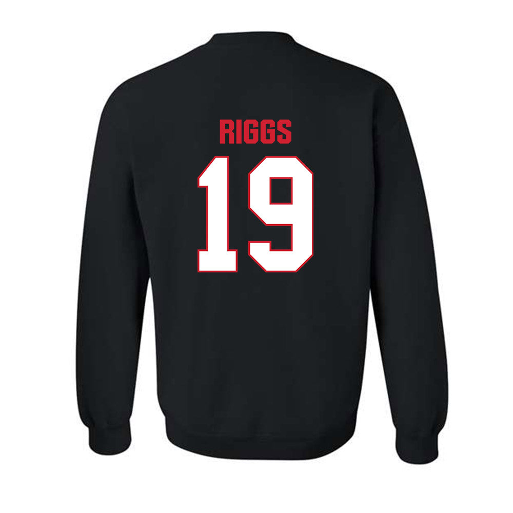 MSUM - NCAA Football : Madden Riggs - Classic Shersey Crewneck Sweatshirt-2