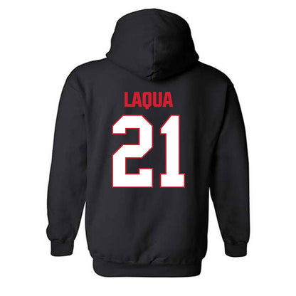MSUM - NCAA Women's Volleyball : Leah Laqua - Classic Shersey Hooded Sweatshirt-2