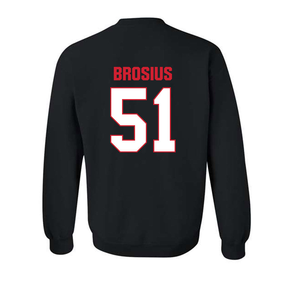 MSUM - NCAA Football : Jacob Brosius - Classic Shersey Crewneck Sweatshirt-3
