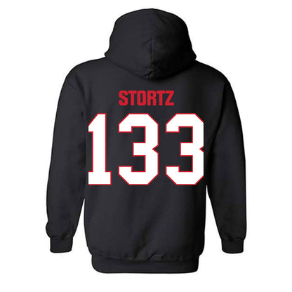 MSUM - NCAA Wrestling : Cash Stortz - Classic Shersey Hooded Sweatshirt-2