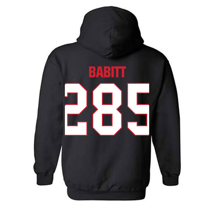 MSUM - NCAA Wrestling : Liam Babitt - Classic Shersey Hooded Sweatshirt-2