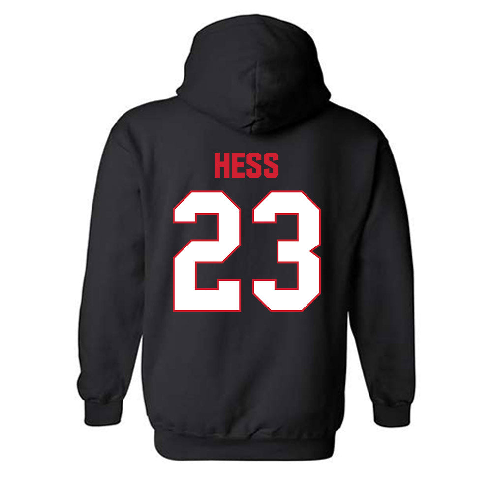 MSUM - NCAA Softball : Annabella Hess - Classic Shersey Hooded Sweatshirt-3
