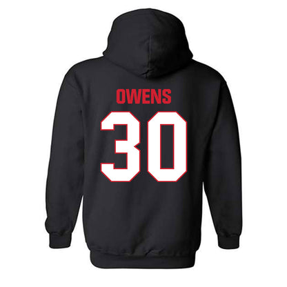 MSUM - NCAA Football : Jacion Owens - Classic Shersey Hooded Sweatshirt-3