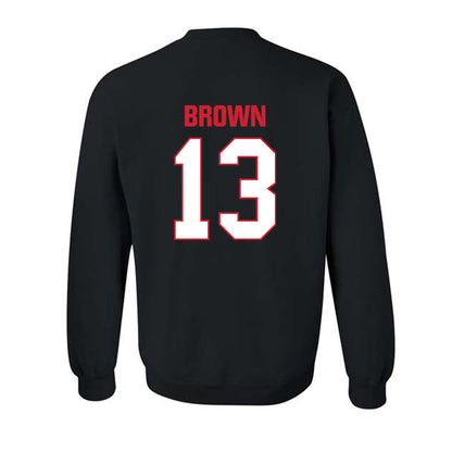 MSUM - NCAA Men's Basketball : Timaris Brown - Classic Shersey Crewneck Sweatshirt-3