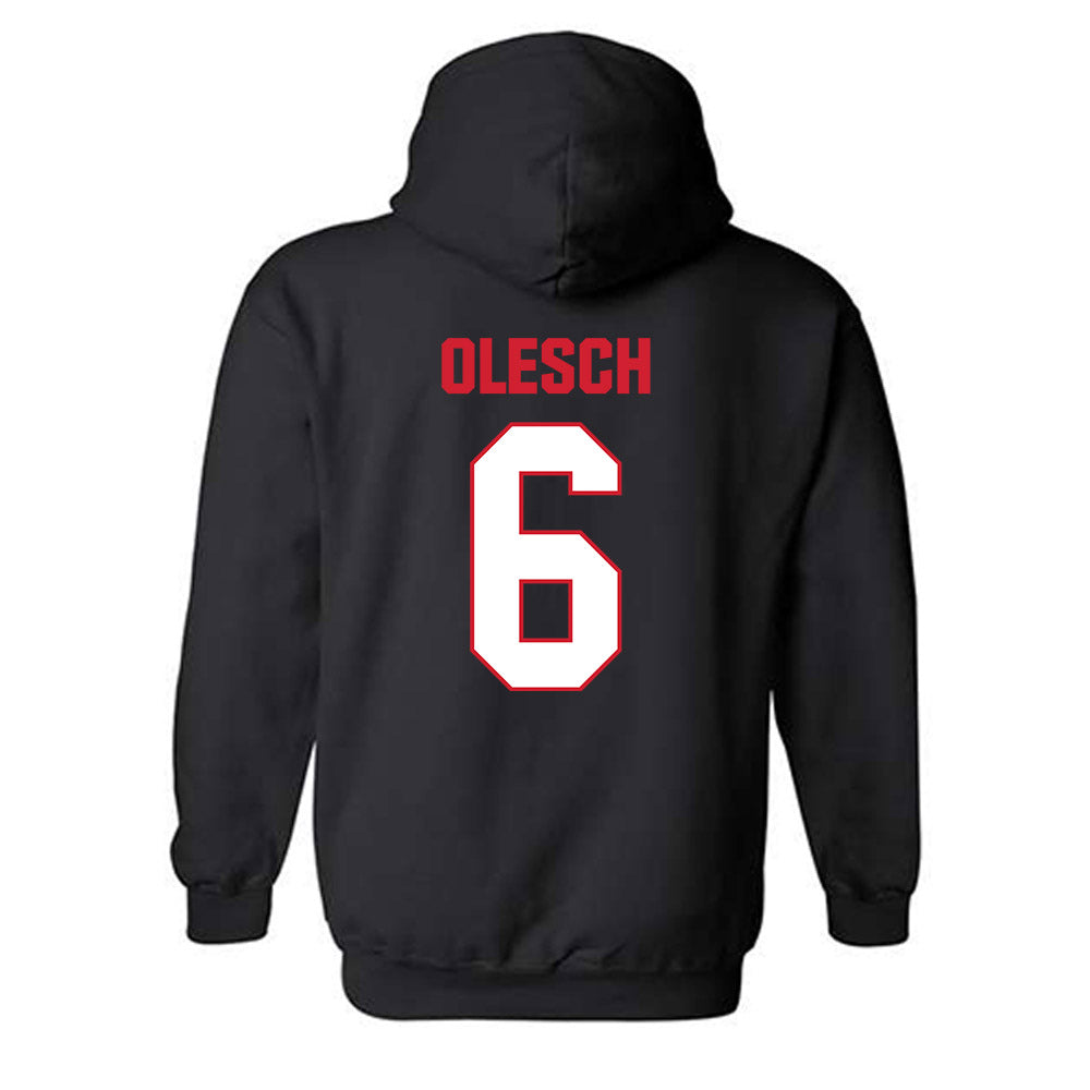 MSUM - NCAA Women's Volleyball : Kiara Olesch - Classic Shersey Hooded Sweatshirt-2