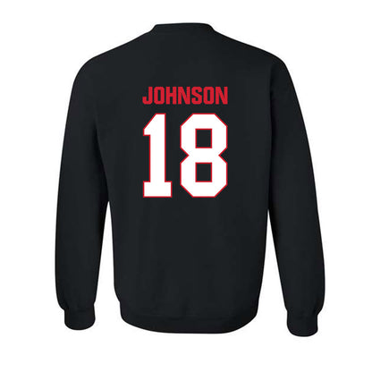 MSUM - NCAA Football : Caleb Johnson - Classic Shersey Crewneck Sweatshirt-2