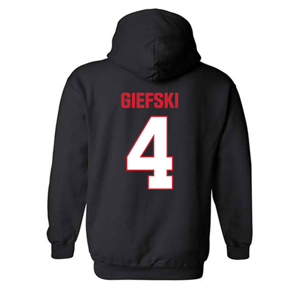 MSUM - NCAA Softball : Brooklyn Giefski - Classic Shersey Hooded Sweatshirt-3