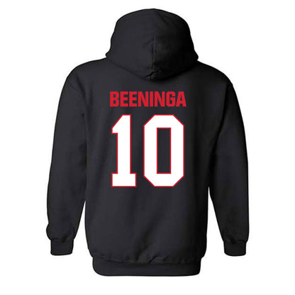 MSUM - NCAA Men's Basketball : Eddie Beeninga - Classic Shersey Hooded Sweatshirt-3
