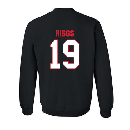 MSUM - NCAA Football : Madden Riggs - Classic Shersey Crewneck Sweatshirt-3