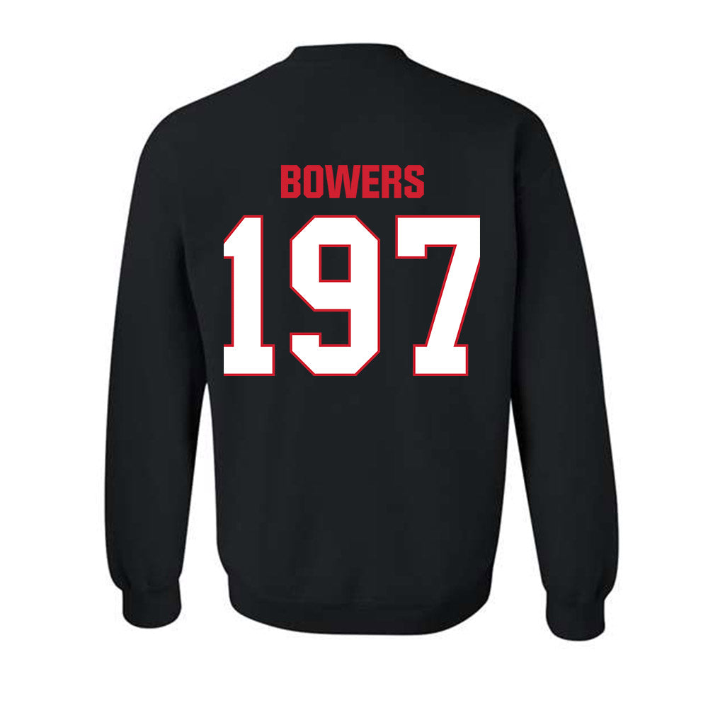 MSUM - NCAA Wrestling : Burak Bowers - Classic Shersey Crewneck Sweatshirt-3