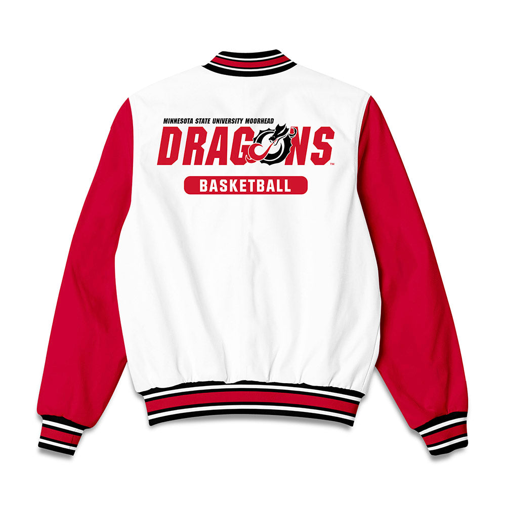 MSUM - NCAA Men's Basketball : Timaris Brown - Bomber Jacket-1