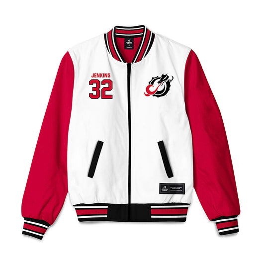 MSUM - NCAA Men's Basketball : Adam Jenkins - Bomber Jacket-0